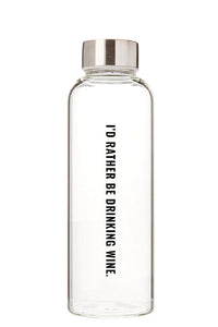 'Rather Be Drinking Wine' Water Bottle