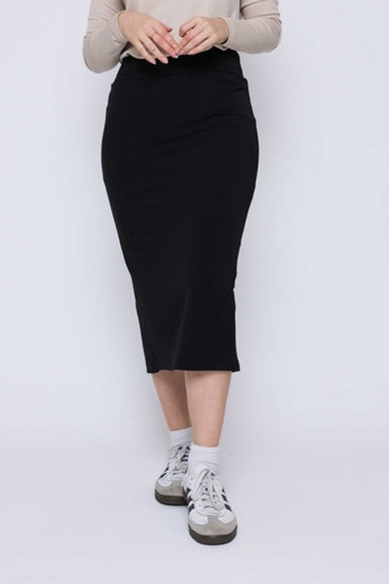 Luxe Fleece Midi Skirt