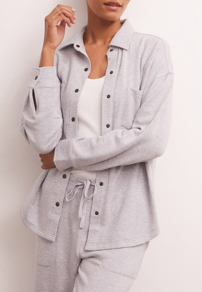 Work From Home Modal Shirt Jacket