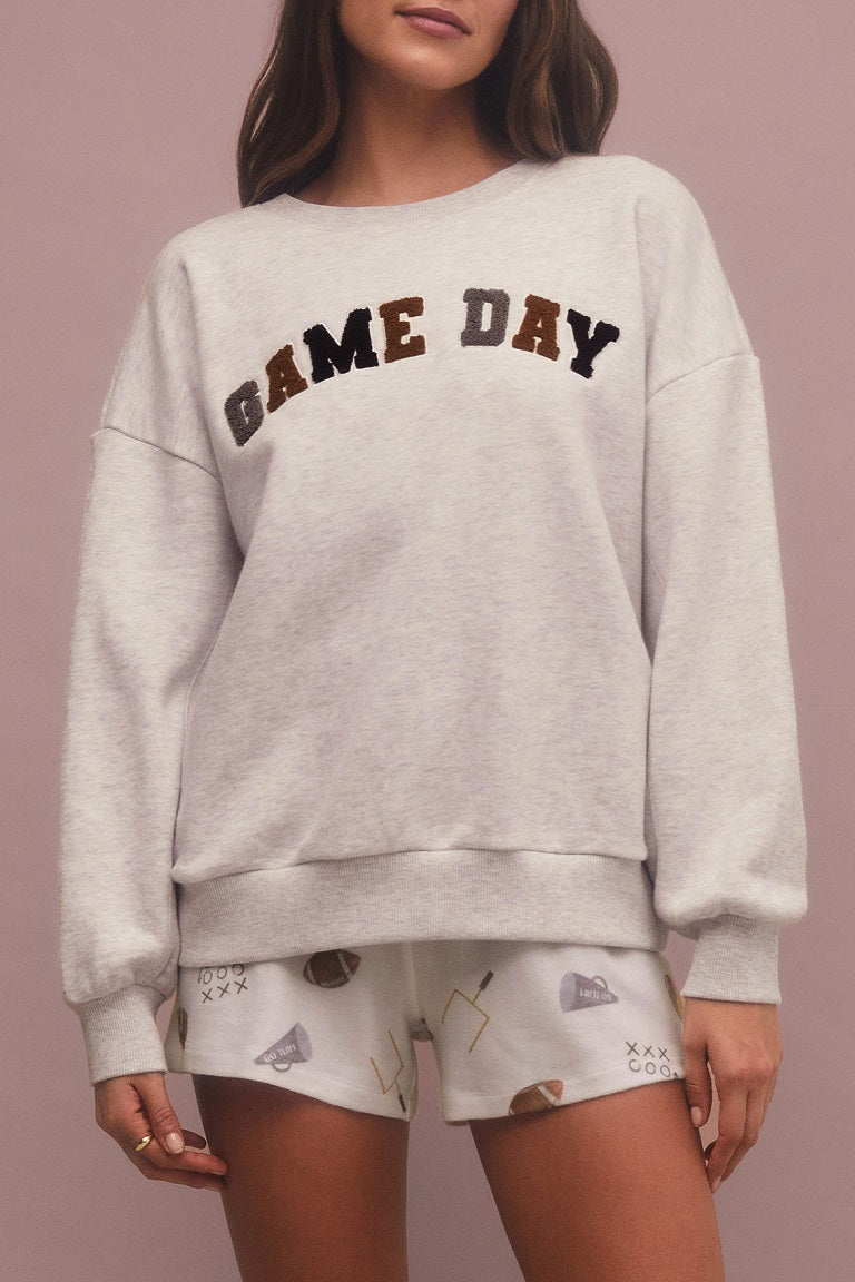 Oversized Game Day Sweatshirt