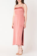 Square Neck Midi Dress