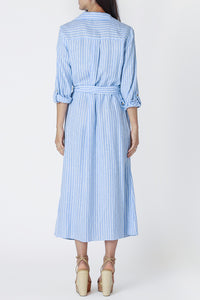 Belted Midi Shirtdress