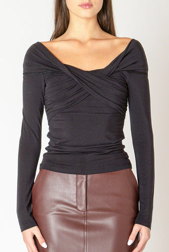 Crossover Off The Shoulder Top