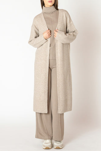 Midi Open Cardigan