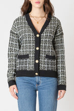 Tweed Texture Cardigan
