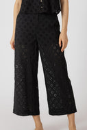 Openwork Embroidery Trouser