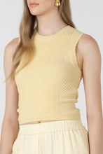 Scalloped Pointelle Sweater Top