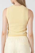 Scalloped Pointelle Sweater Top