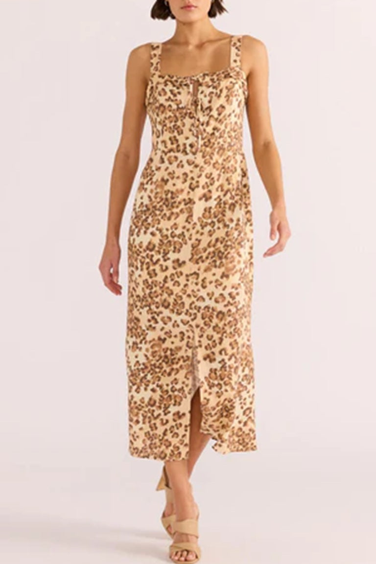 Arden Tie Midi Dress