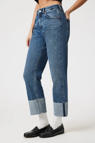 Savannah Straight Cuffed Jean