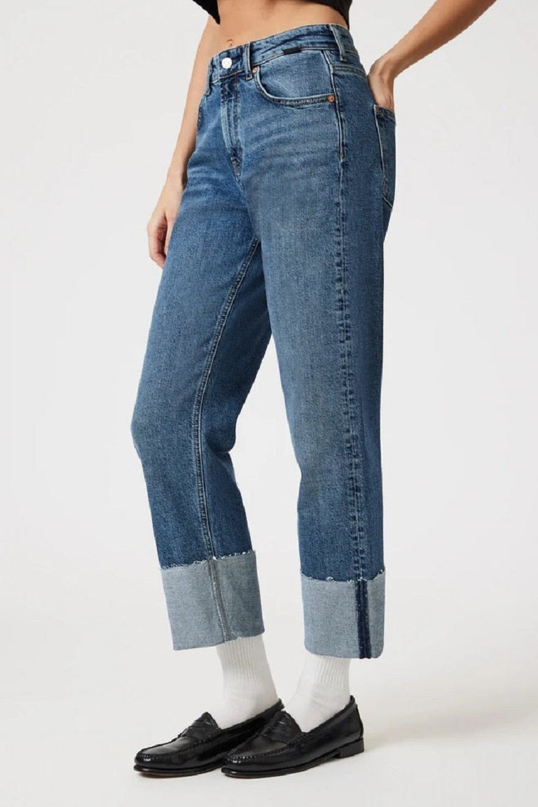 Savannah Straight Cuffed Jean