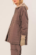 Quilted Button-Up Jacket