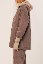 Quilted Button-Up Jacket