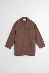 Quilted Button-Up Jacket
