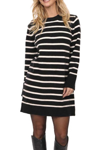Striped Sweater Dress