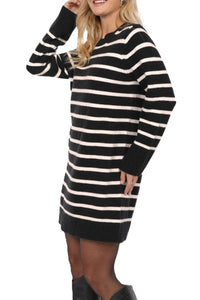 Striped Sweater Dress