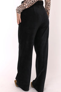 Belted Velour Pant