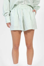 Striped High Waist Short