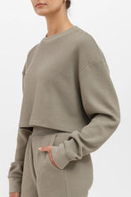 Waffle Knit Little Sister Boxy Tee
