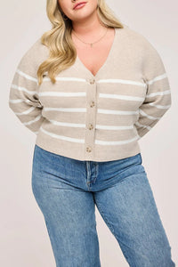 Eden Striped Cardigan