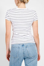 Ribbed Tee w/ Cap Sleeves