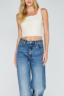 Anika Faux Leather Top