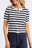 Daphne Striped Cardigan