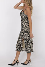 Burnout Cowl Neck Midi Dress
