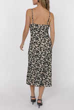 Burnout Cowl Neck Midi Dress