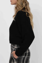 Overlap Back Knit Sweater