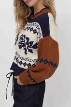 Sweet Rose Zip Sweater Jacket