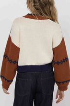 Sweet Rose Zip Sweater Jacket