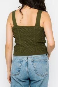 Madelyn Cable Knit Cami