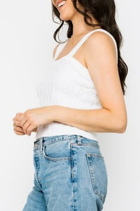 Madelyn Cable Knit Cami