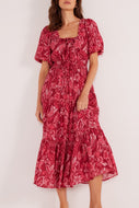 Tiered Midi Dress