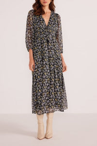 Taylee Floral Print Maxi Dres