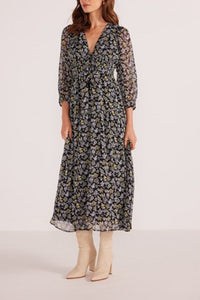 Taylee Floral Print Maxi Dres