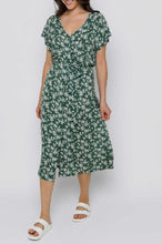 Melanie Button Front Midi Dress