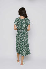 Melanie Button Front Midi Dress