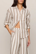 The Perfect Striped Button-up