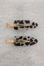 2-Pk Hair Clip - Leopard (2 Colours)