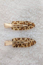 2-Pk Hair Clip - Leopard (2 Colours)