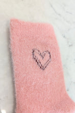 Fuzzy Heart Socks (5 Colours)