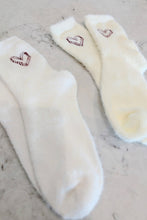 Fuzzy Heart Socks (5 Colours)
