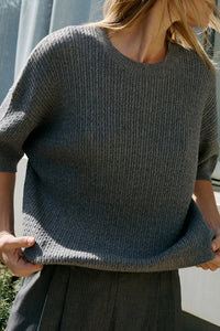 S/S Fine Knit Sweater (2 Colours)
