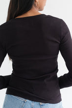 Ribbed Fitted L/S Shirt