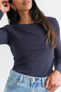 Ribbed Fitted L/S Shirt