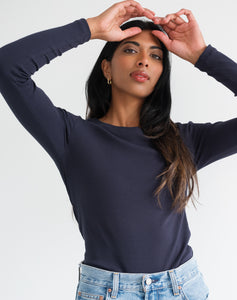 Ribbed Fitted L/S Shirt