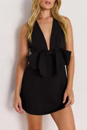 Romy Bow Front Mini Dress