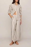 The Perfect Linen Striped Pant